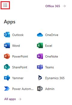 Microsoft 365 應用程式 .